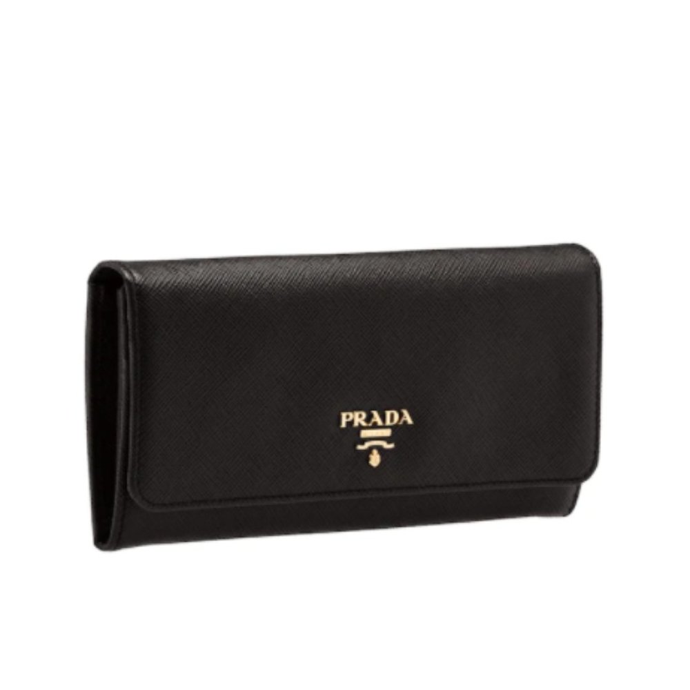 Prada Large Saffiano Wallet